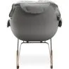 Chaise à Bascule Rembourrée - Design Scandinave - Ruma image 7
