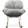 Chaise à Bascule Rembourrée - Design Scandinave - Ruma image 7