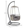 Chaise de jardin suspendue - Balançoire - Adan image 7