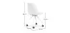 Chaise de bureau à roulettes - Chaise de bureau blanche - Canva image 7