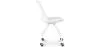 Chaise de bureau à roulettes - Chaise de bureau blanche - Canva image 7