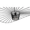 Lampe de Plafond - Lampe Suspendue Design Pamela - 100cm - Vertical image 7