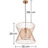 Plafonnier Rétro - Suspension Design - Lia image 7