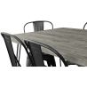 Pack Table à manger - Design industriel 150cm + Pack de 6 chaises à manger - Design industriel - Hairpin Stylix image 7