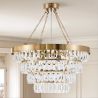 Lampe de plafond en cristal - Lustre suspension - Loraine image 7
