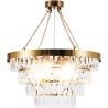 Lampe de plafond en cristal - Lustre suspension - Loraine image 7