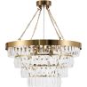 Lampe de plafond en cristal - Lustre suspension - Loraine image 7