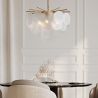  Lampe de plafond en nacre - Lampe suspendue à disques - Karl image 7