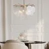  Lampe de plafond en nacre - Lampe suspendue à disques - Karl image 7