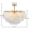  Lampe de plafond en nacre - Lampe suspendue à disques - Karl image 7