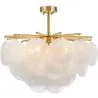 Lampe de plafond en nacre - Lampe suspendue à disques - Karl image 7
