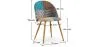 Chaise de salle à manger tapissée en patchwork - Style scandinave - Patty image 7