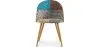 Chaise de salle à manger tapissée en patchwork - Style scandinave - Patty image 7