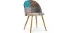Chaise de salle à manger tapissée en patchwork - Style scandinave - Patty image 7