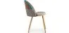 Chaise de salle à manger tapissée en patchwork - Style scandinave - Patty image 7