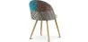 Chaise de salle à manger tapissée en patchwork - Style scandinave - Patty image 7