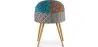 Chaise de salle à manger tapissée en patchwork - Style scandinave - Patty image 7