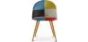 Chaise de salle à manger tapissée en patchwork - Style scandinave - Simona image 7
