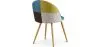 Chaise de salle à manger tapissée en patchwork - Style scandinave - Simona image 7