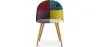 Chaise de salle à manger tapissée en patchwork - Style scandinave - Ray image 7