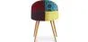 Chaise de salle à manger tapissée en patchwork - Style scandinave - Ray image 7