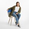 Chaise de salle à manger tapissée en patchwork - Style scandinave - Evelyne  image 7