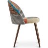 Chaise de salle à manger tapissée en patchwork - Style scandinave - Patty image 7