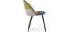 Chaise de salle à manger tapissée en patchwork - Style scandinave - Simona image 7