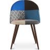 Chaise de salle à manger tapissée en patchwork - Style scandinave - Pixi image 7
