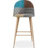 Tabouret Rembourré en Patchwork - Style Scandinave - Evelyne  image 7