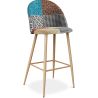 Tabouret Rembourré en Patchwork - Style Scandinave - Evelyne  image 7