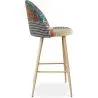 Tabouret Rembourré en Patchwork - Style Scandinave - Evelyne  image 7
