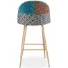 Tabouret Rembourré en Patchwork - Style Scandinave - Evelyne  image 7