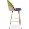 Tabouret Rembourré en Patchwork - Style Scandinave - Evelyne image 7