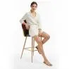 Tabouret Rembourré en Patchwork - Style Scandinave - Evelyne image 7