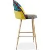 Tabouret Rembourré en Patchwork - Style Scandinave - Evelyne image 7