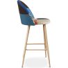 Tabouret Rembourré en Patchwork - Style Scandinave - Evelyne image 7