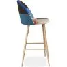 Tabouret Rembourré en Patchwork - Style Scandinave - Evelyne image 7