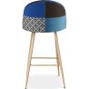 Tabouret Rembourré en Patchwork - Style Scandinave - Evelyne image 7