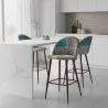 Tabouret Rembourré en Patchwork - Style Scandinave - Patty image 7