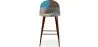 Tabouret Rembourré en Patchwork - Style Scandinave - Patty image 7