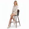 Tabouret Rembourré en Patchwork - Style Scandinave - Patty image 7
