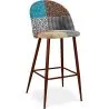 Tabouret Rembourré en Patchwork - Style Scandinave - Patty image 7