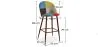 Tabouret Rembourré en Patchwork - Style Scandinave - Simona image 7