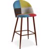 Tabouret Rembourré en Patchwork - Style Scandinave - Simona image 7