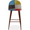 Tabouret Rembourré en Patchwork - Style Scandinave - Simona image 7