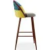 Tabouret Rembourré en Patchwork - Style Scandinave - Ray image 7