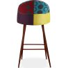Tabouret Rembourré en Patchwork - Style Scandinave - Ray image 7