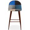 Tabouret Rembourré en Patchwork - Style Scandinave - Pixi image 7