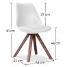 Chaise de salle à manger - Style scandinave - Denisse image 7
